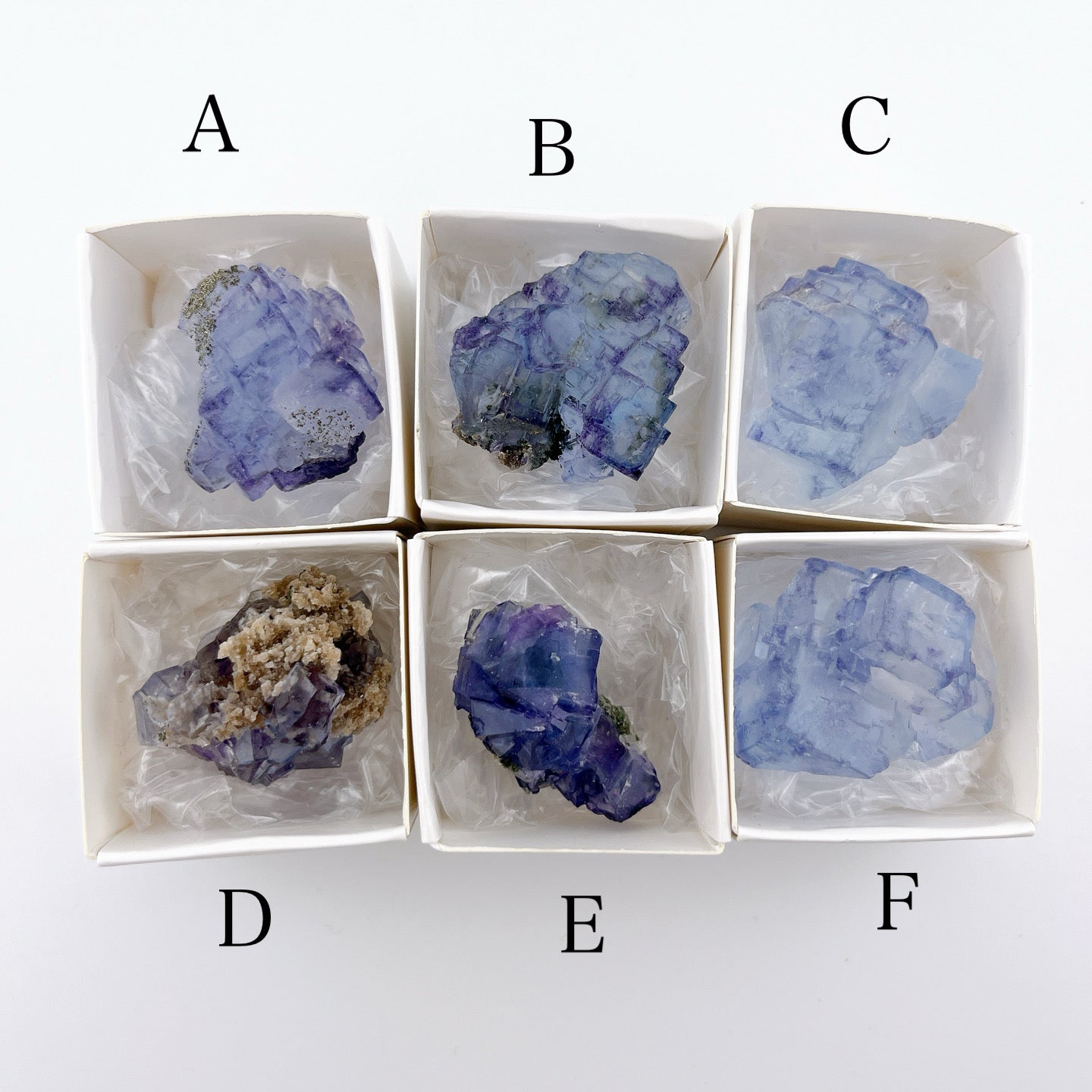 Yaogangxian Fluorite (6800)【FO018A~F】