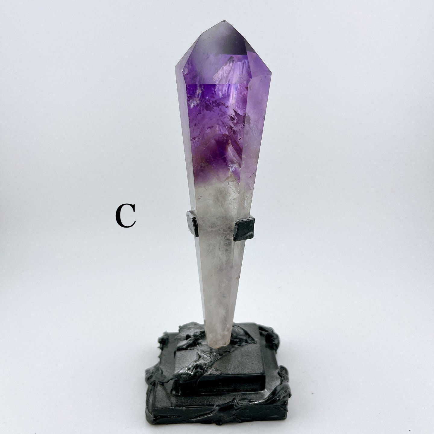 Phantom Amethys point with stand (15000~18000)【AM022A~E】