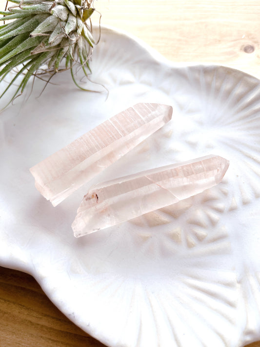 Pink lemurian seed crystal (8000)【LE001A~B】