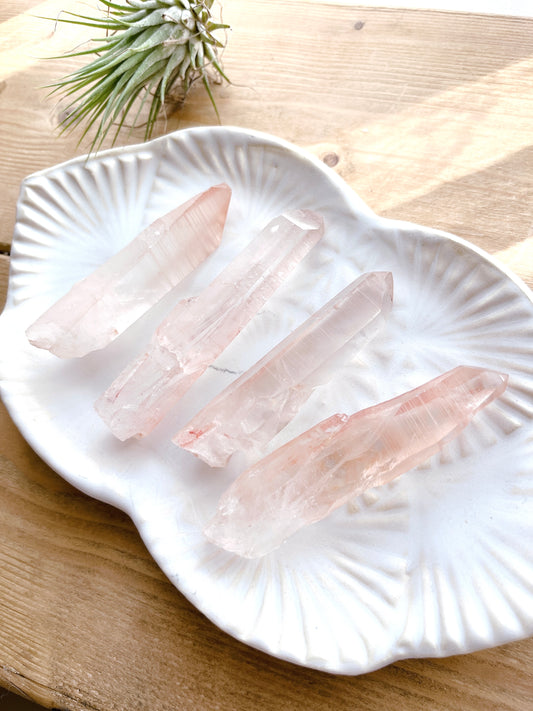 Pink lemurian seed crystal (10000)【LE003F~I】