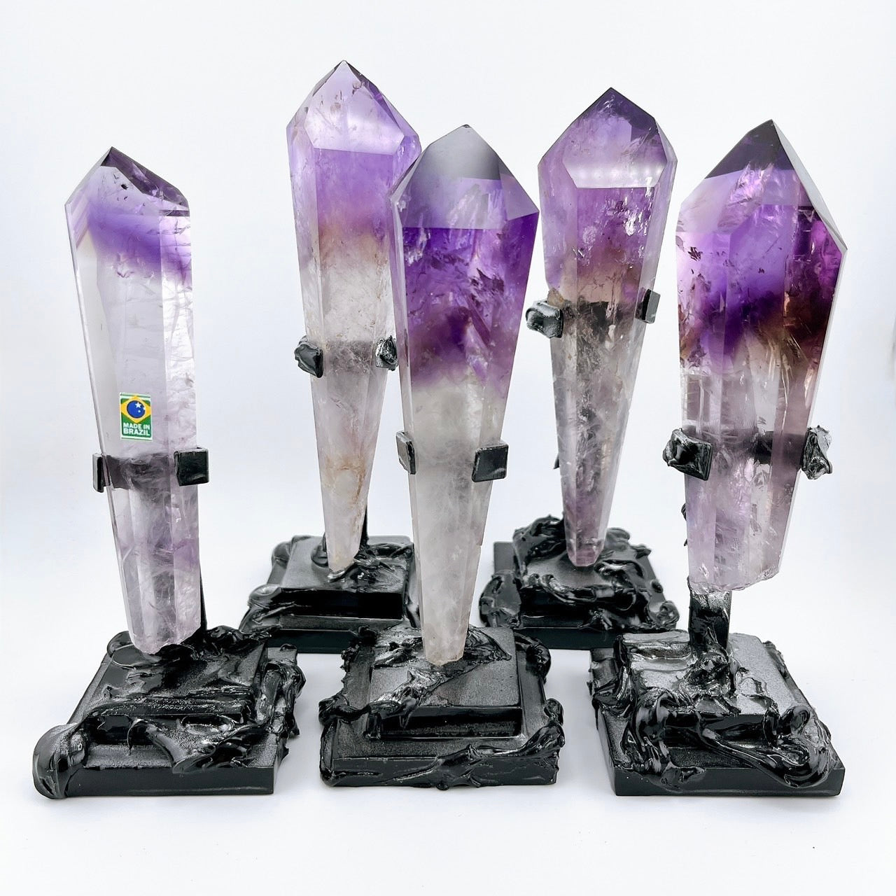 Phantom Amethys point with stand (15000~18000)【AM022A~E】