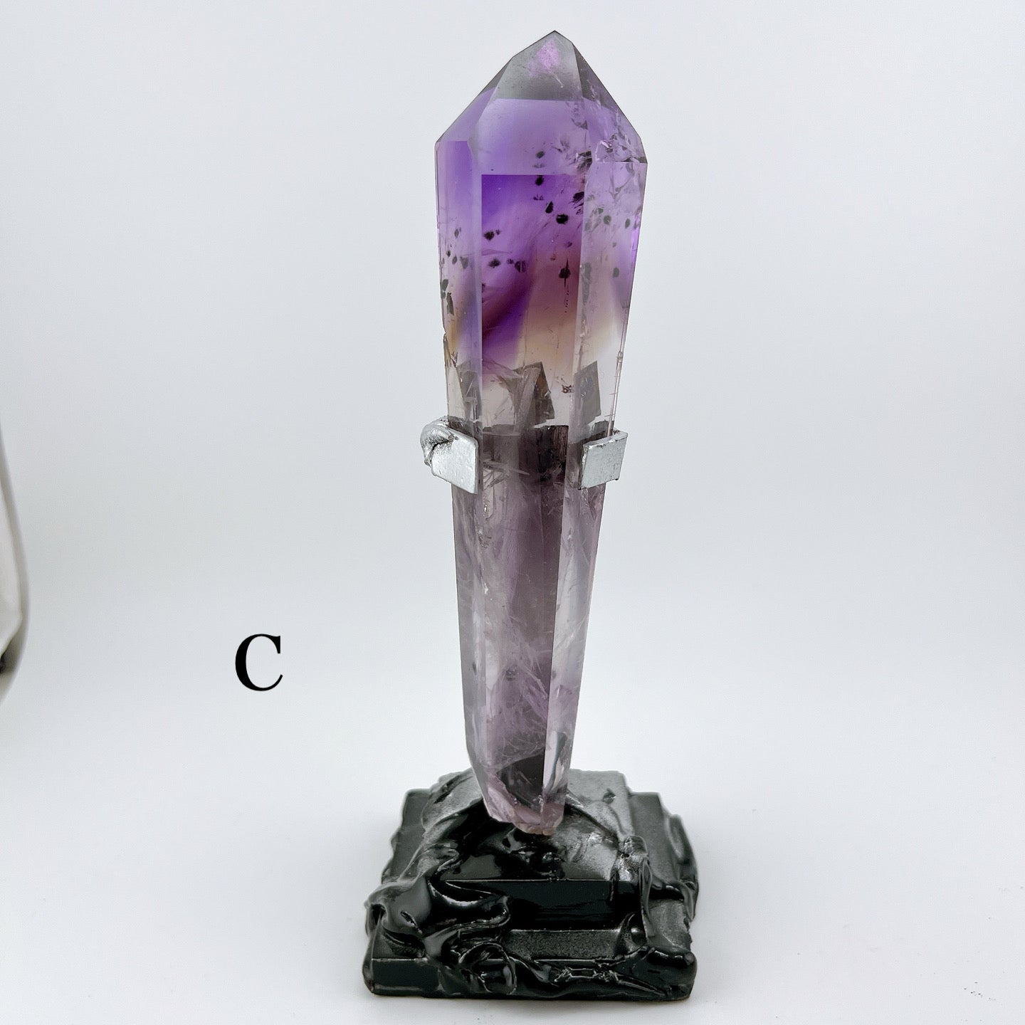 Phantom Amethys point with stand (20000~22000)【AM023A~D】