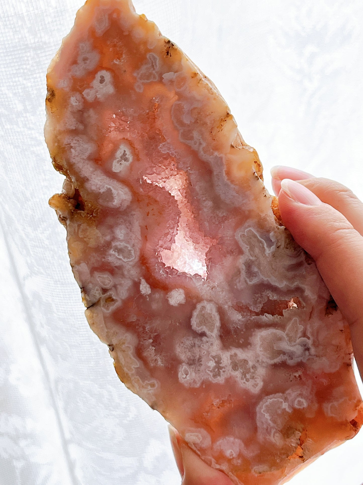 Pink amethyst plate (MIDDLE)【PK002】