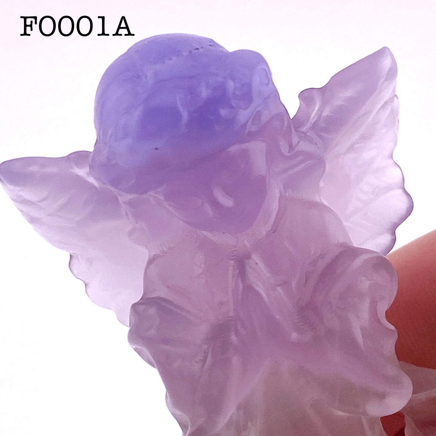Fluorite angel SMALL ①【FO001A】【FO001B】【FO001C】【FO001D】