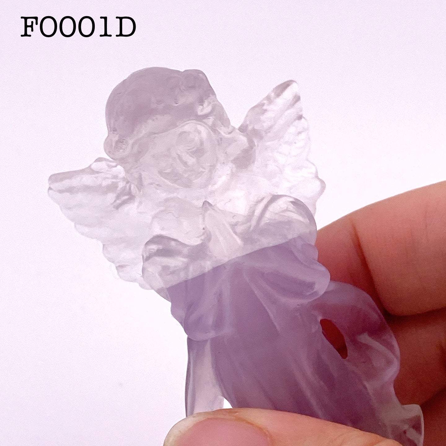 Fluorite angel SMALL ①【FO001A】【FO001B】【FO001C】【FO001D】