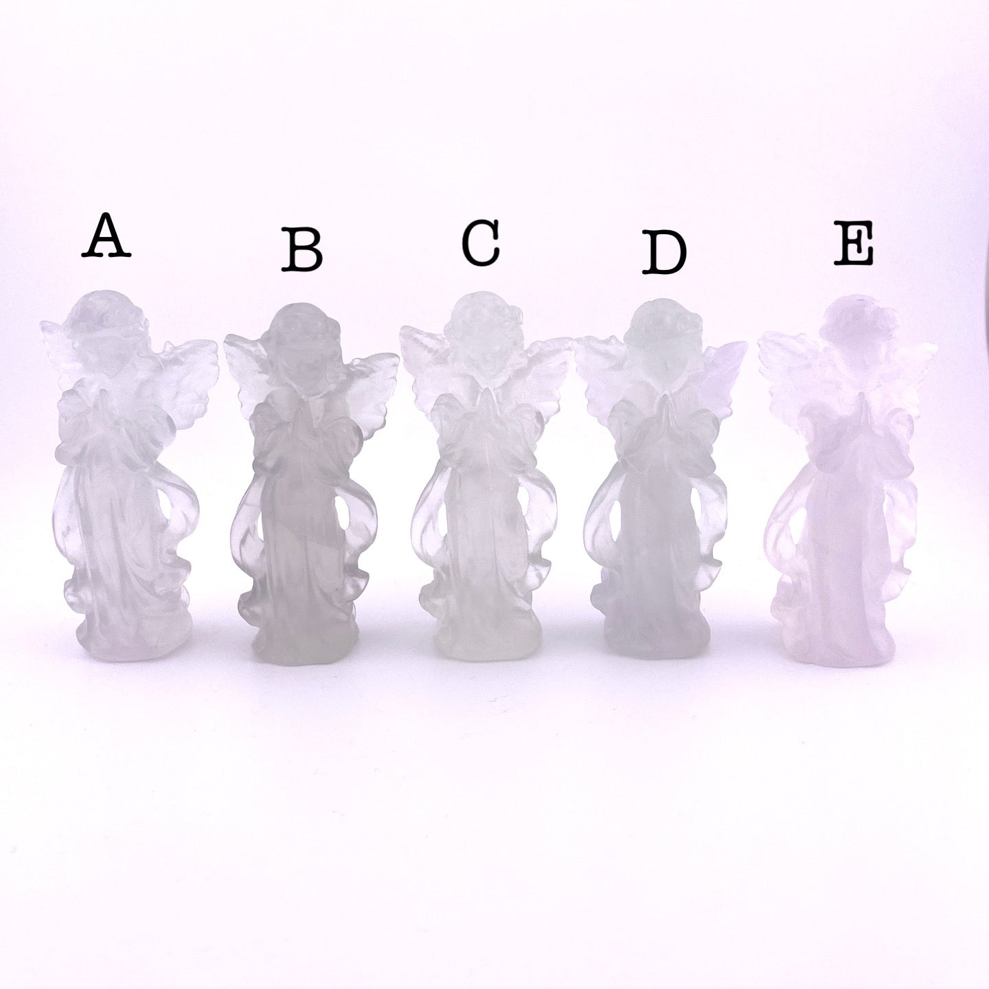 Fluorite angel SMALL ⑤【FO005A】【FO005B】【FO005C】【FO005D】【FO005E】