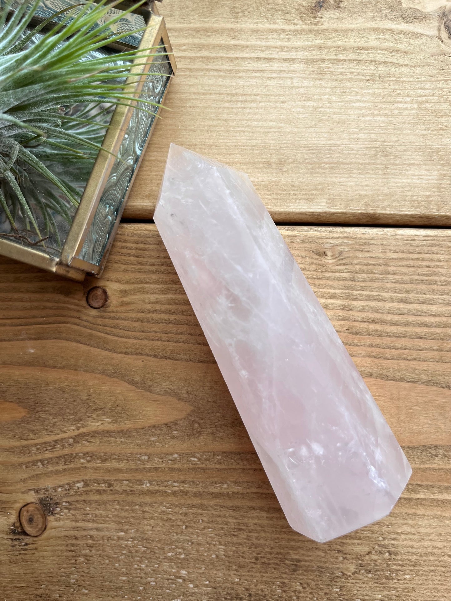 Rose quartz point【SP003】