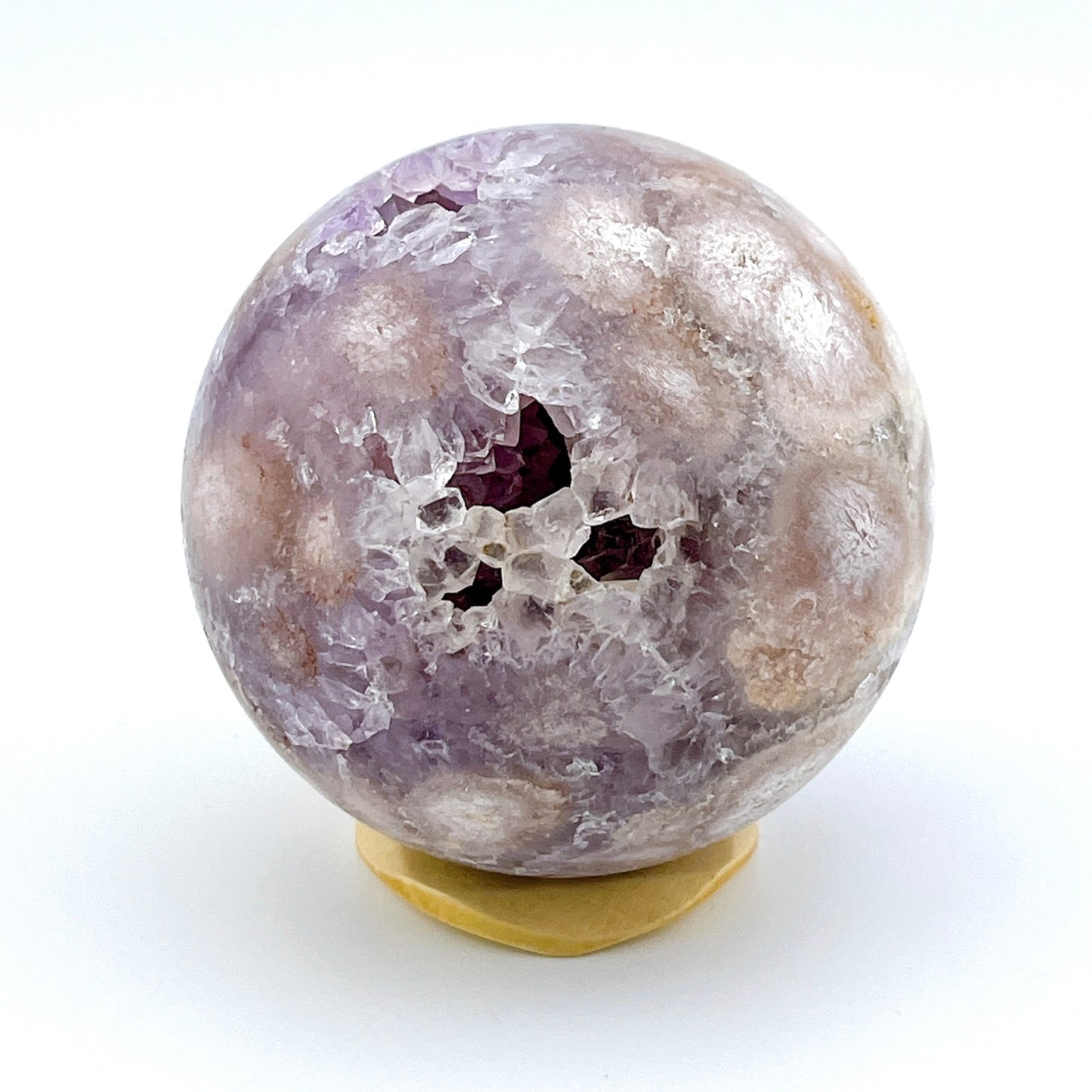 Pink amethyst sphere【PK012】