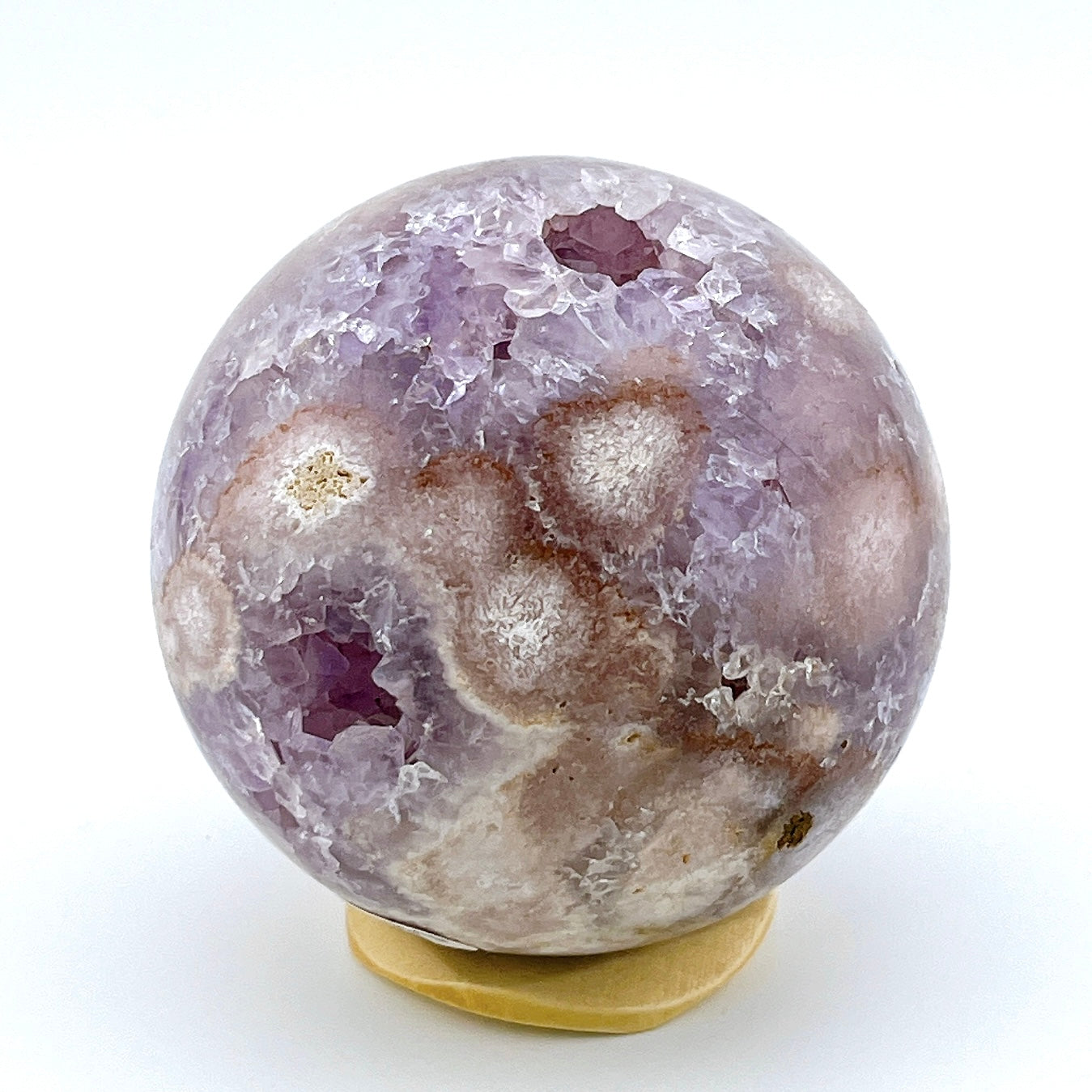 Pink amethyst sphere【PK012】