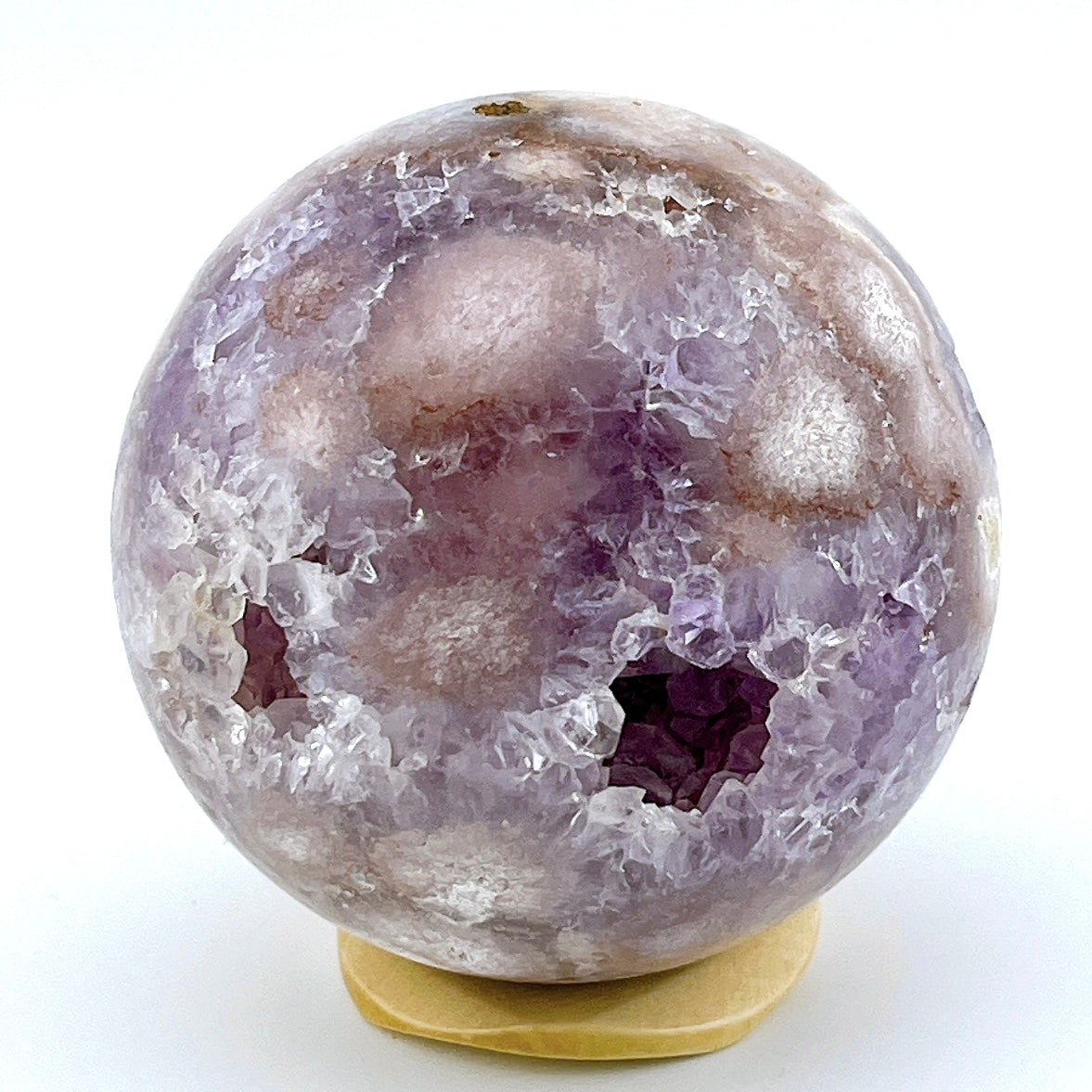Pink amethyst sphere【PK012】