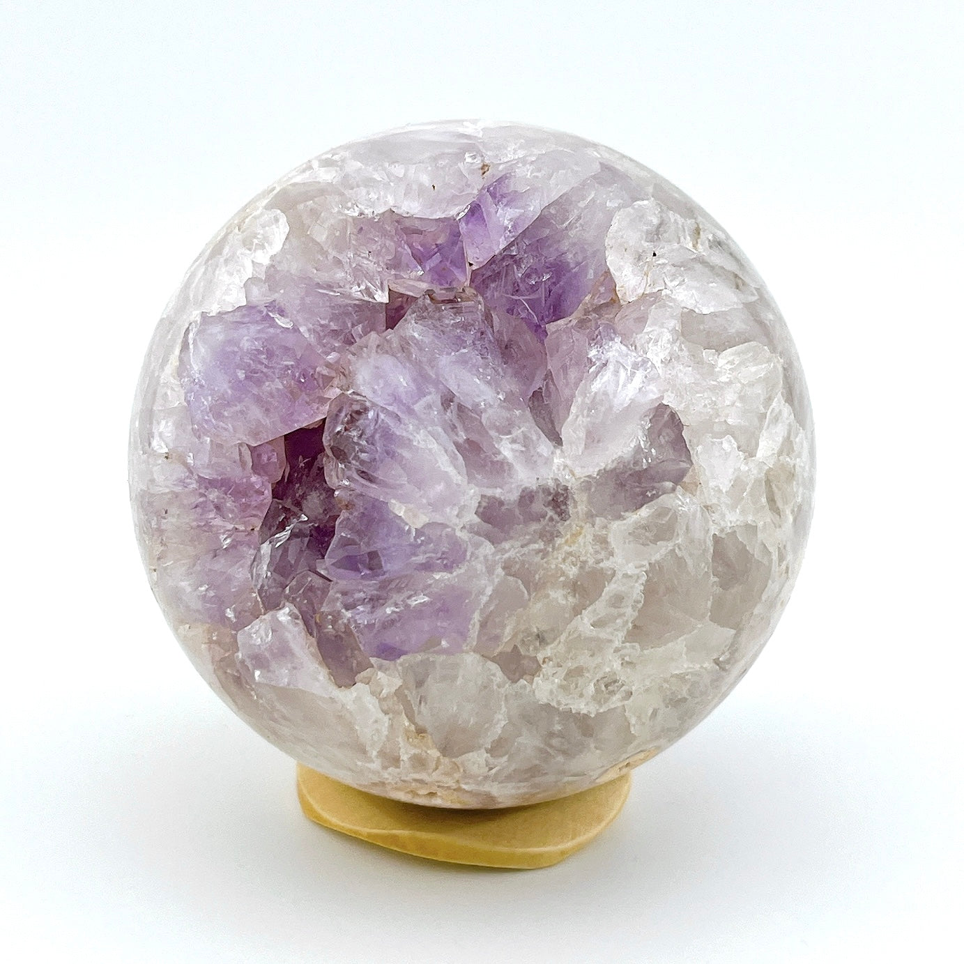 Pink amethyst sphere【PK011】