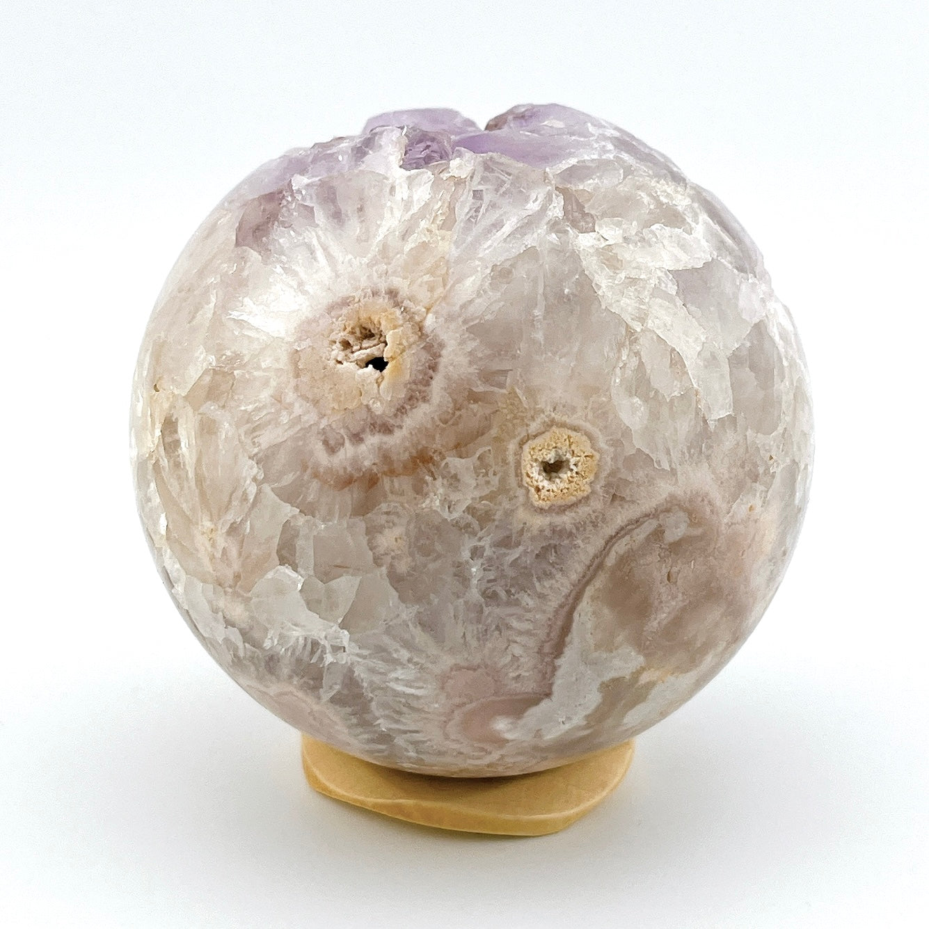 Pink amethyst sphere【PK011】