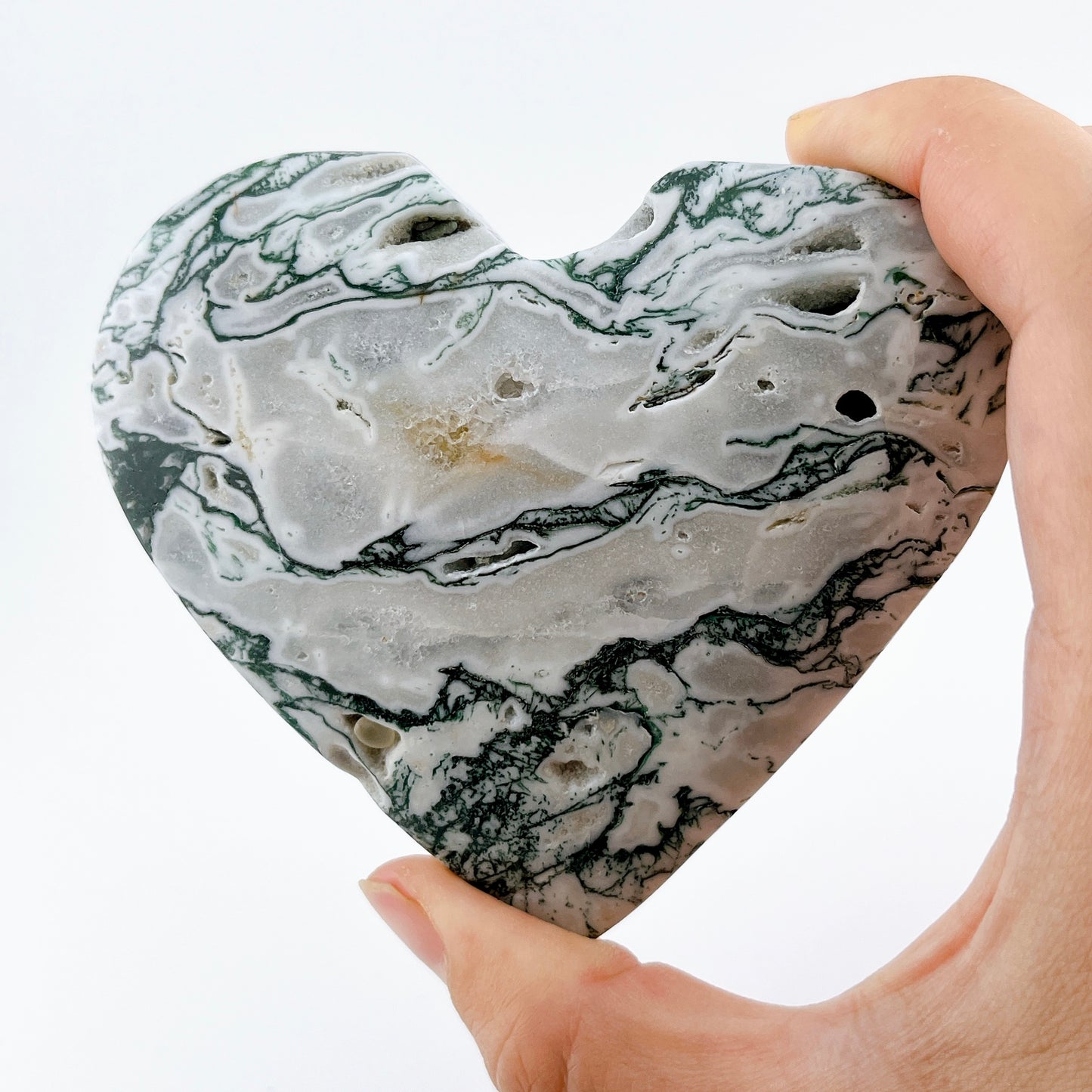 Mos agate heart 【SP021】
