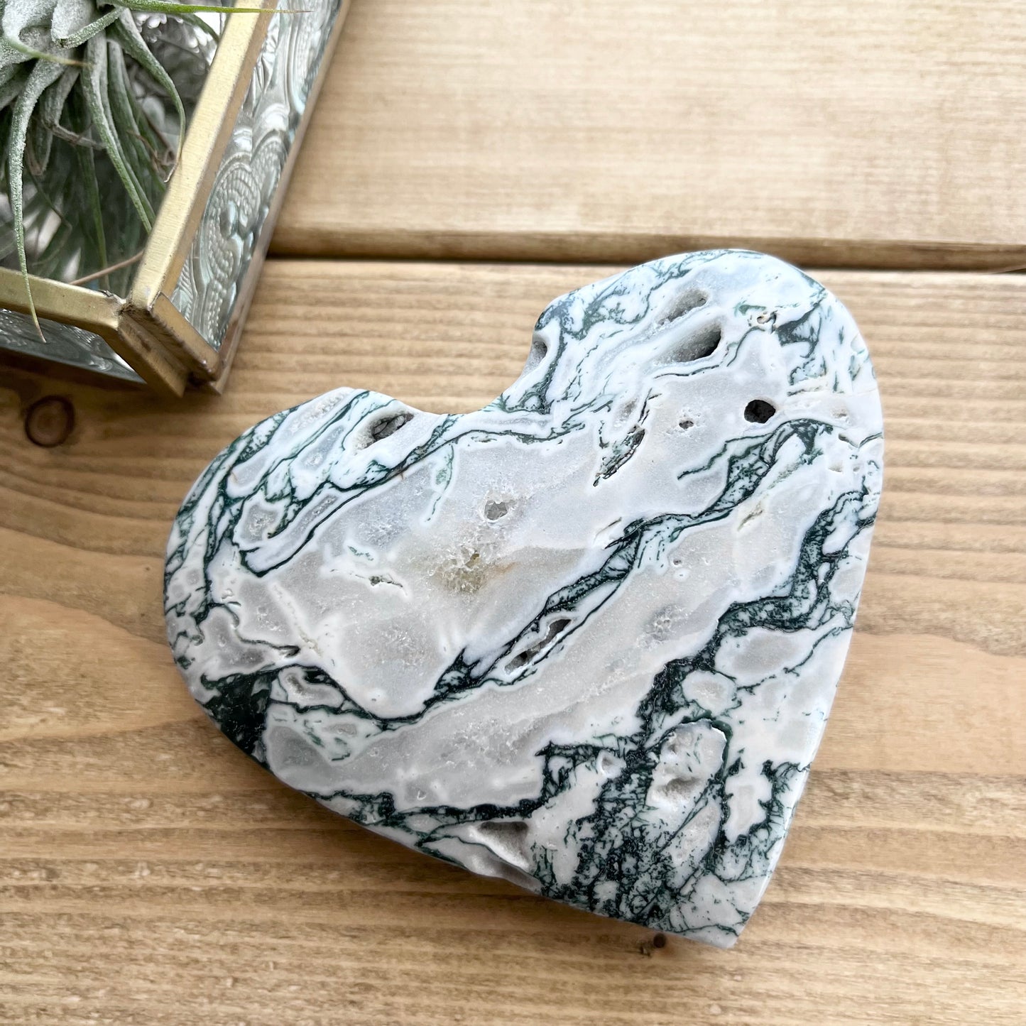 Mos agate heart 【SP021】