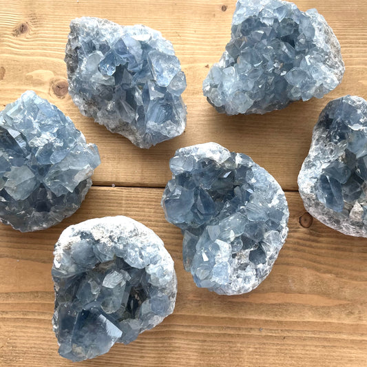 Celestite cluster①【ST001A】【ST001B】【ST001C】【ST001D】【ST001E】【ST001F】