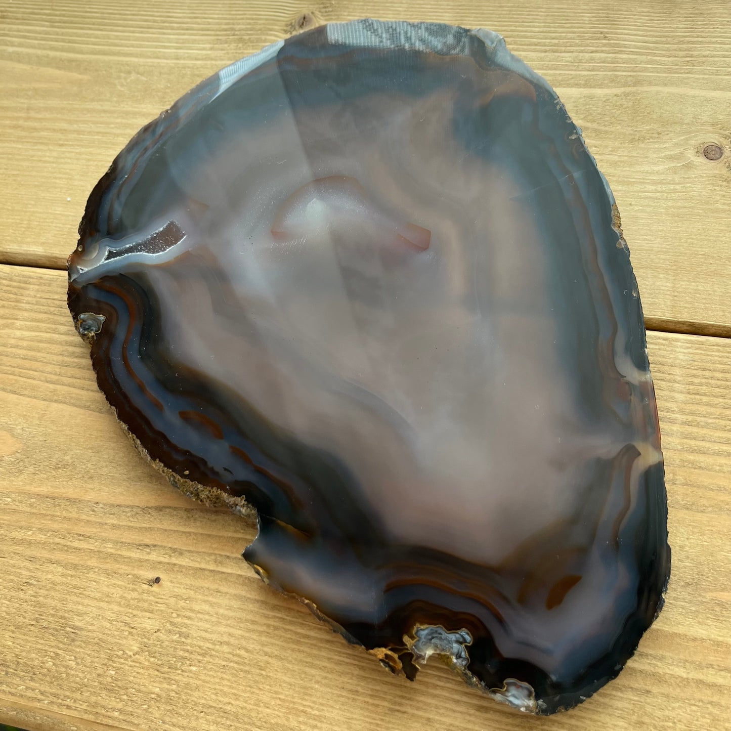 Agate excellent big plate【PL009A】