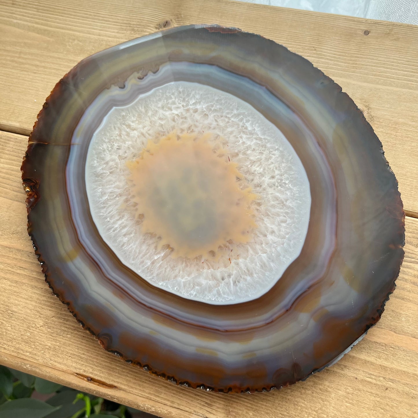 Agate excellent big plate【PL009D】