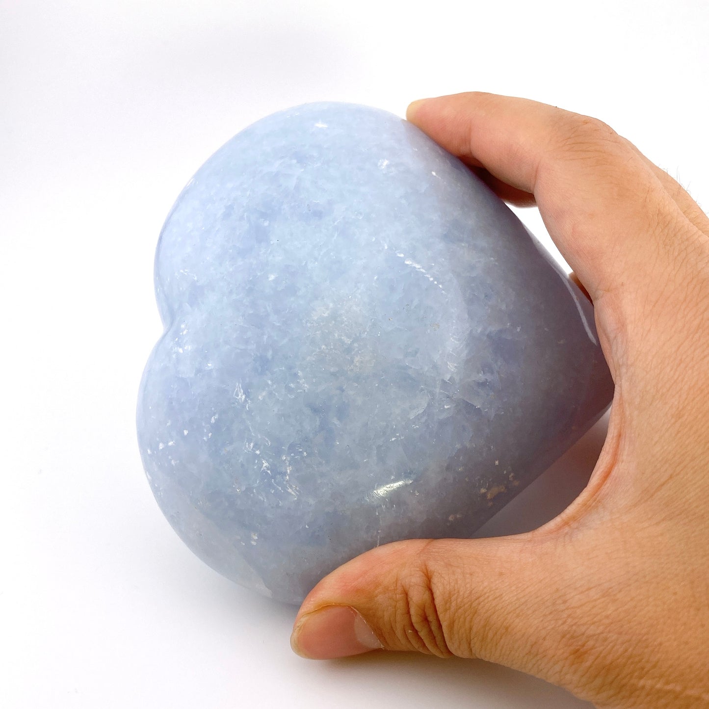 Blue calcite heart BIG【SP035】