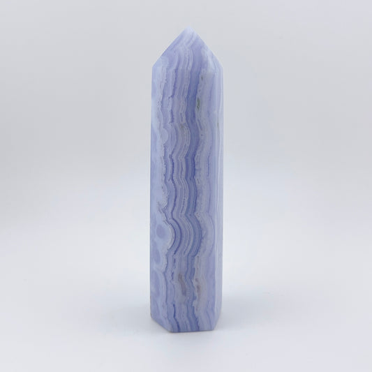Blue lace agate  point 【BL001L】