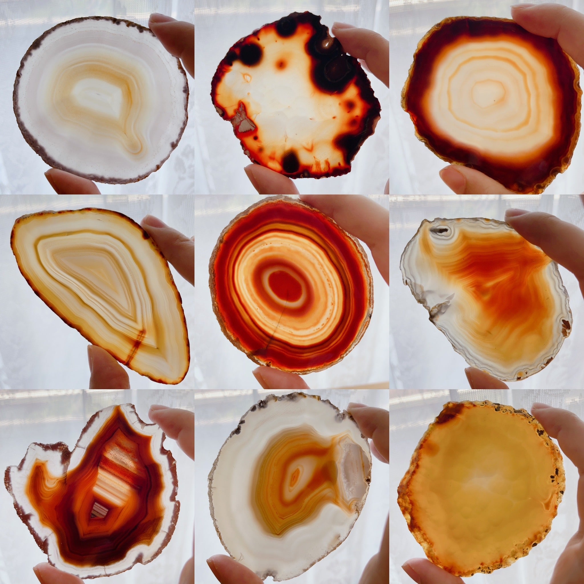 Wednesday Plate ☆Wednesday Special☆ Natural Agate plate 3【PL014A~I】 – MIKI style