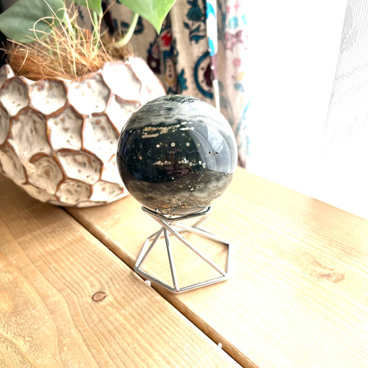Ocean jasper sphere【JP002D】